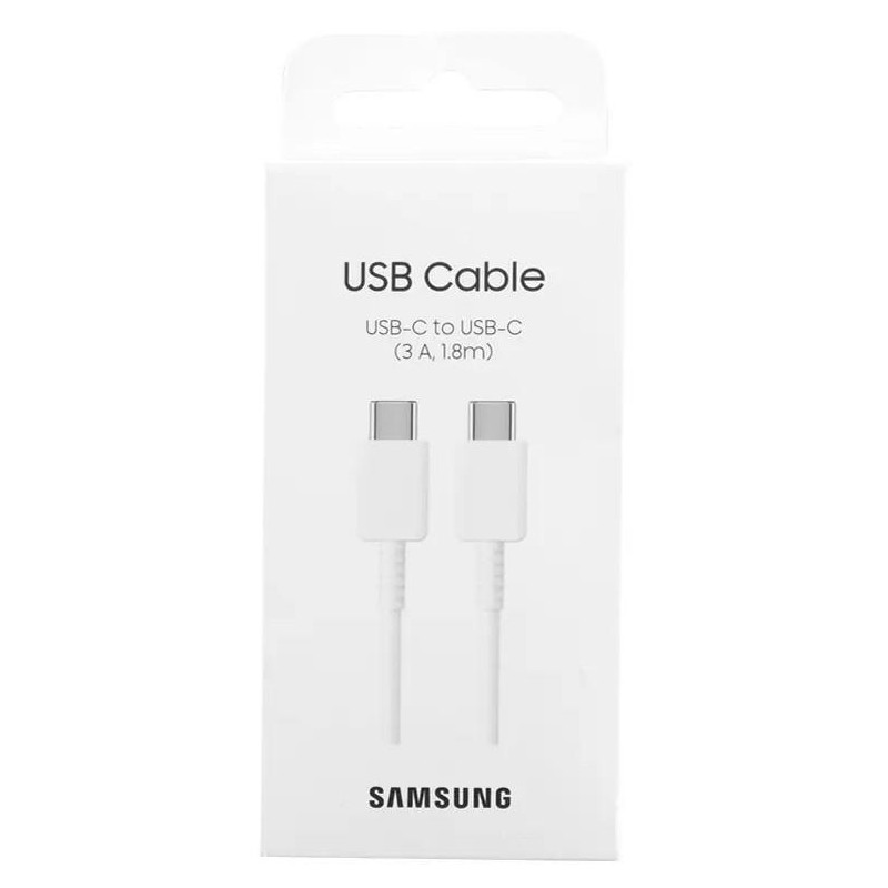 Samsung Cavo USB-C to USB-C EP-DX310JW 1.8m 3A White
