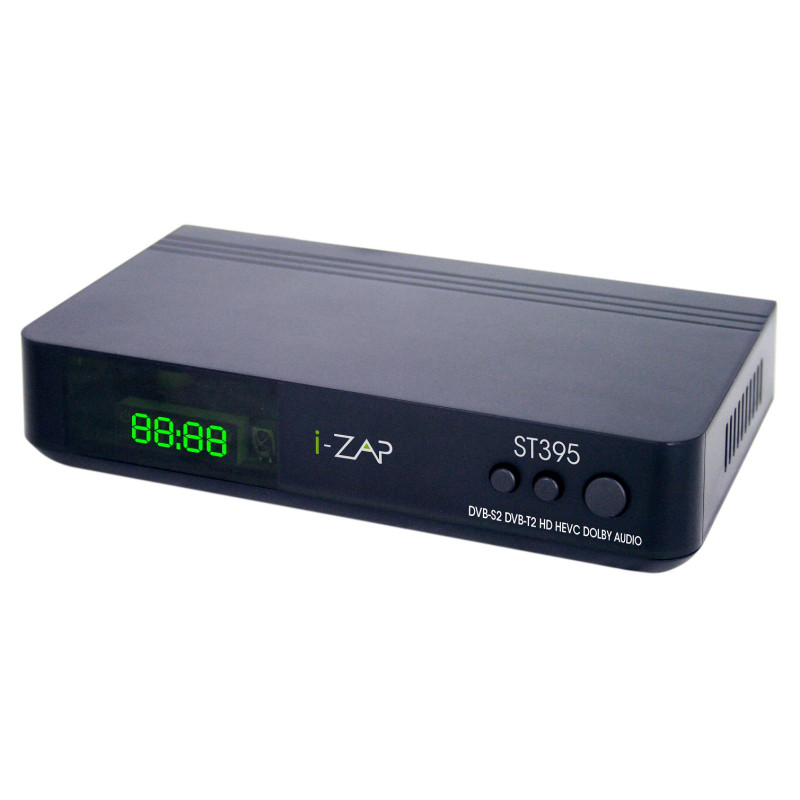 I-Zap Decoder ST395 Play DVB-T2 DVB-S2 HEVC 10 BIT HD HDMI/USB/LAN