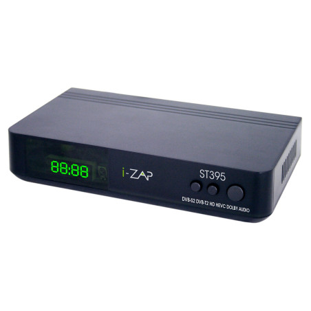I-Zap Decoder ST395 Play DVB-T2 DVB-S2 HEVC 10 BIT HD HDMI/USB/LAN