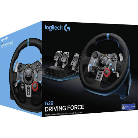 Logitech Volante + Pedaliera Driving Force G29 PS4/PS3/PC