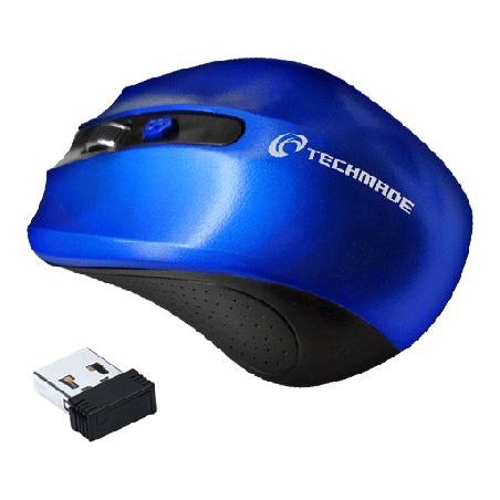 Techmade Mouse Wireless TM-XJ30-BL Blue