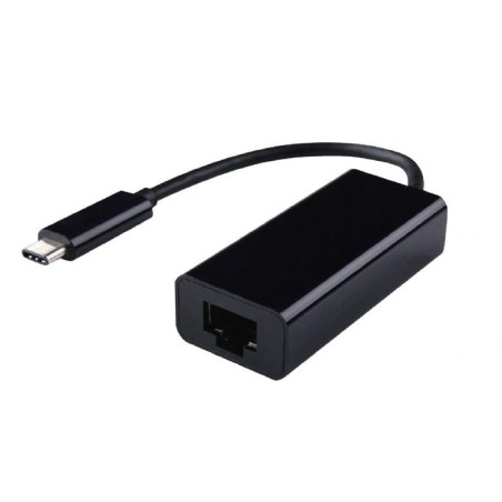 Techmade Gembird Adattatore USB-C a Ethernet RJ45 Black