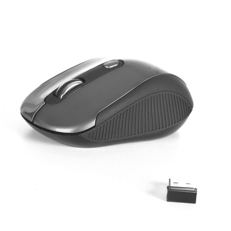 NGS Mouse Mini Wireless Haze 1600dpi 3 tasti Nero/Argento