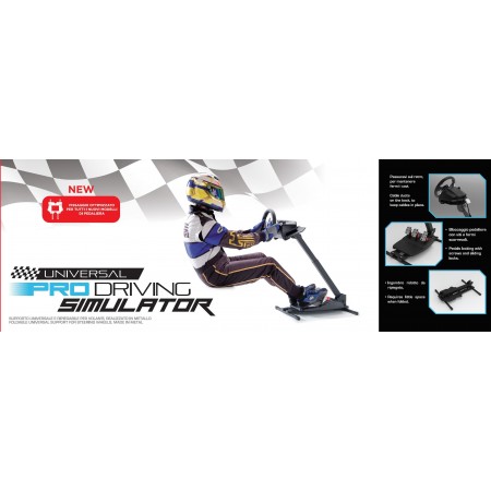 Dead Wave Supporto Volante Universal Pro Driving