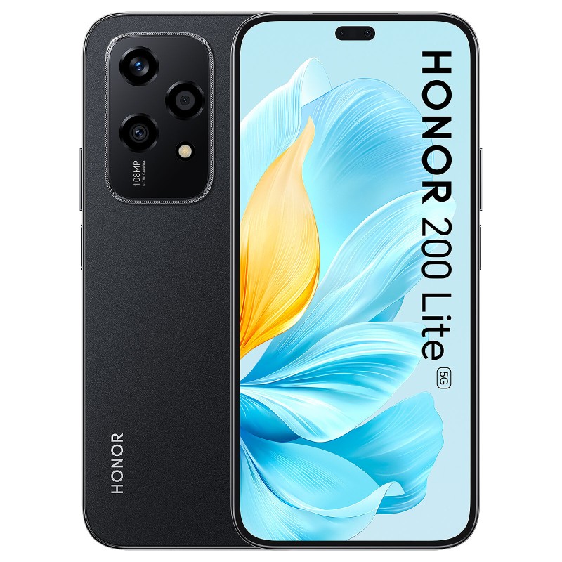 Honor 200 Lite 8+256GB 6.7" 5G Black DS EU Operatore