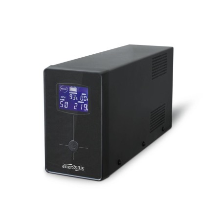 Techmade Gruppo di Continuita UPS con Display 650VA 390W 3Schuko