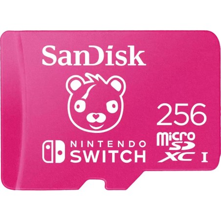 Switch Micro SDXC SanDisk 256GB Fortnite Cuddle Team