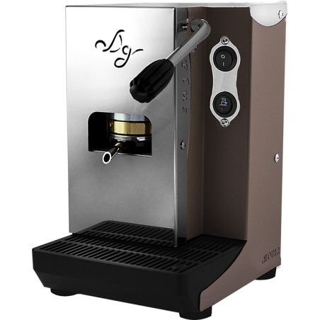 Aroma Plus Basic Macchina da Caffè Cialde 44mm Tortora