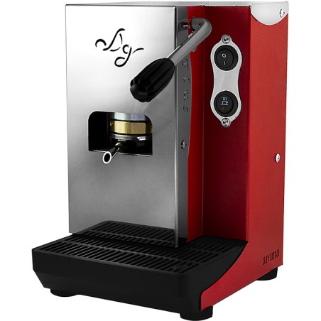 Aroma Plus Basic Macchina da Caffè Cialde 44mm Rosso