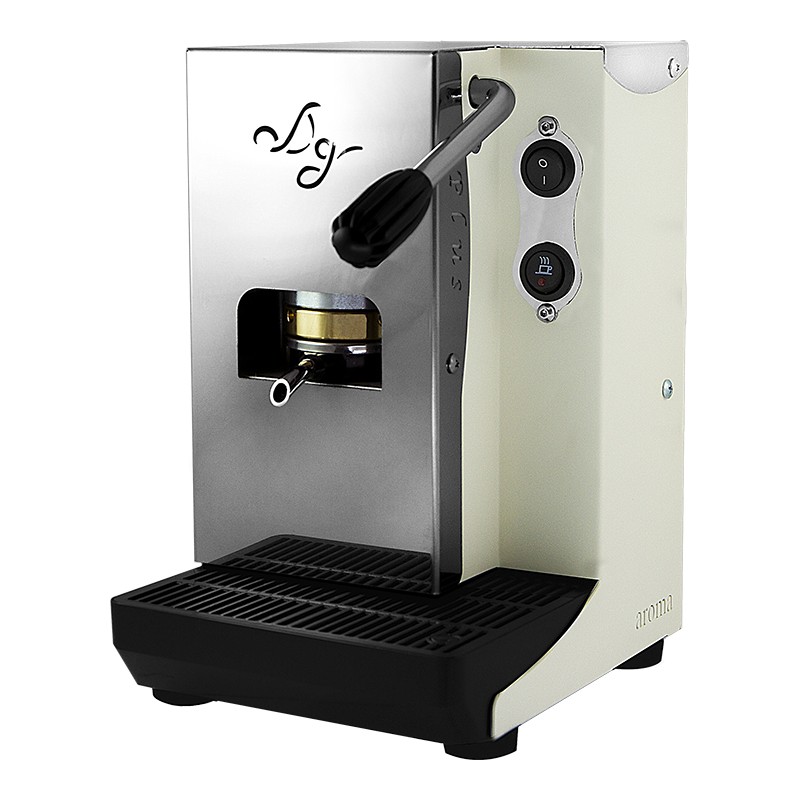 Aroma Plus Basic Macchina da Caffè Cialde 44mm Bianco