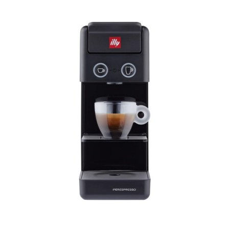 Illy Macchina da Caffè Iperespresso a Capsule Y3.3 14 Capsule Incluse Nero