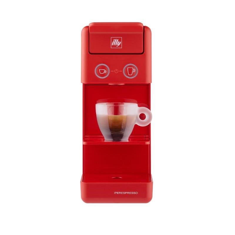 Illy Macchina da Caffè Iperespresso a Capsule Y3.3 14 Capsule Incluse Rosso