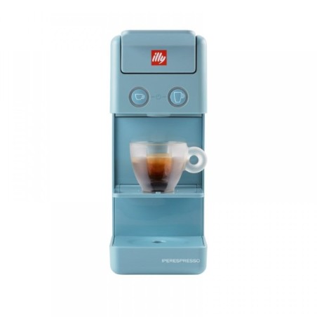 Illy Macchina da Caffè Iperespresso a Capsule Y3.3 Azzurro Amalfi
