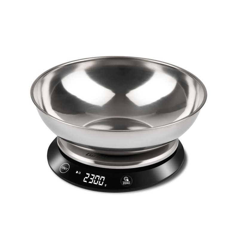 Girmi Bilancia Cucina Elettronica + Ciotola PS84 Tara Timer 1Gr/5Kg