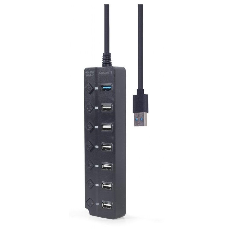 Techmade Gembird Hub USB 7 Porte 1xUSB 3.1 + 6xUSB 2.0