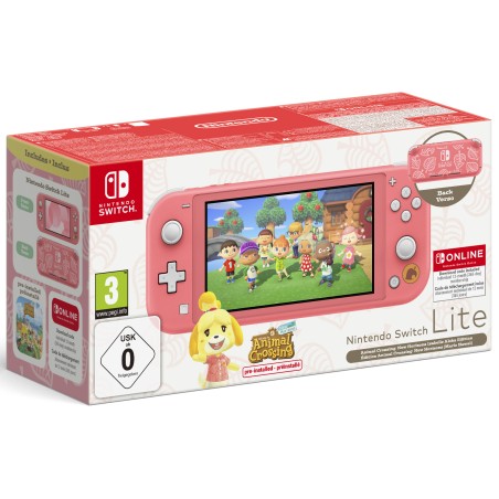 Switch lite Console Corallo + Animal C.N.H. + NSO 12 mesi (LIMITED)