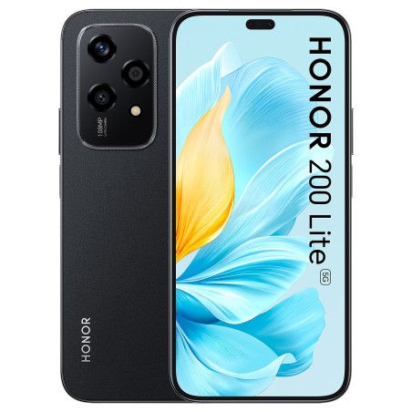 Honor 200 Lite 8+256GB 6.7" 5G Black DS Europa