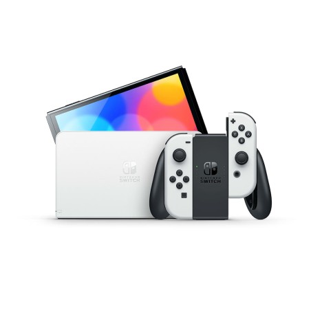 Nintendo Switch Console OLED White +Super Mario Wonder + 12 NSO