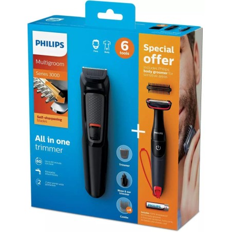 Philips Rasoio Elettrico Multigroom MG3710/85