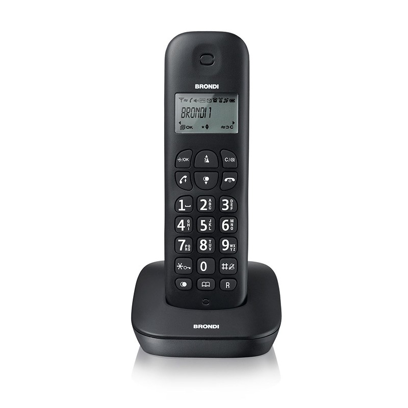 Telefono Cordless Brondi Gala Nero