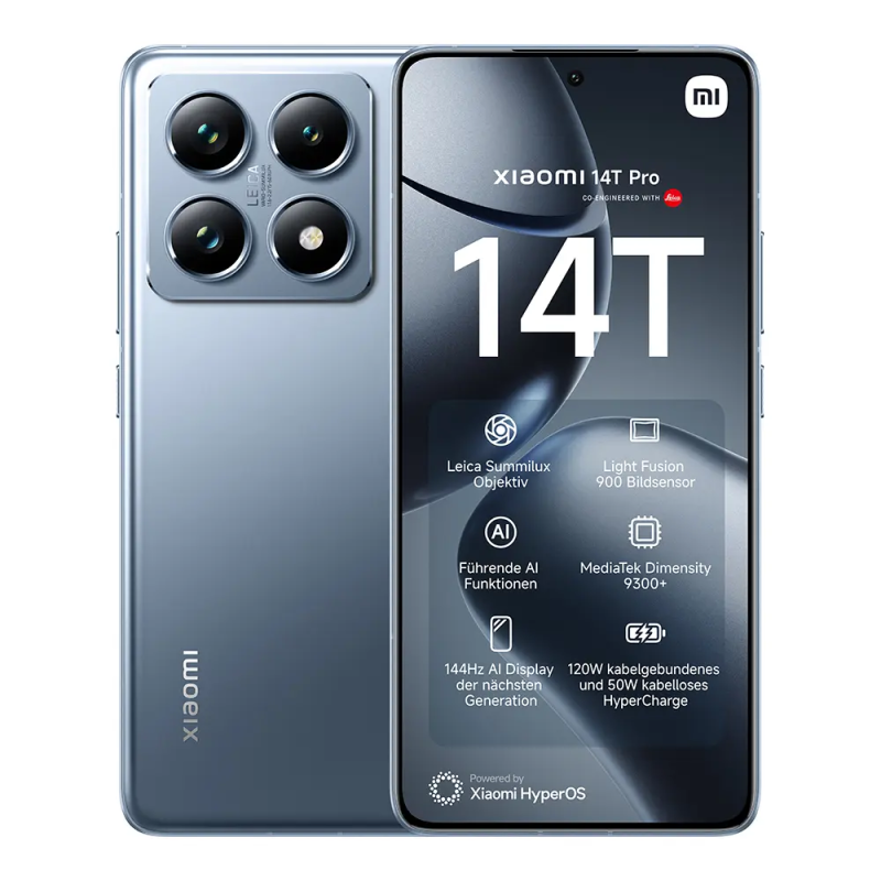 Xiaomi 14T Pro 12+512GB 6.67"5G Titan Blue DS EU