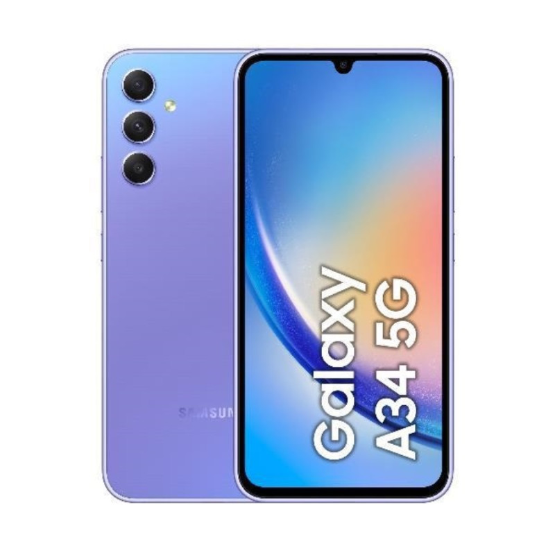 Samsung SM-A346 Galaxy A34 8+256GB 6.6" 5G Lavender ITA