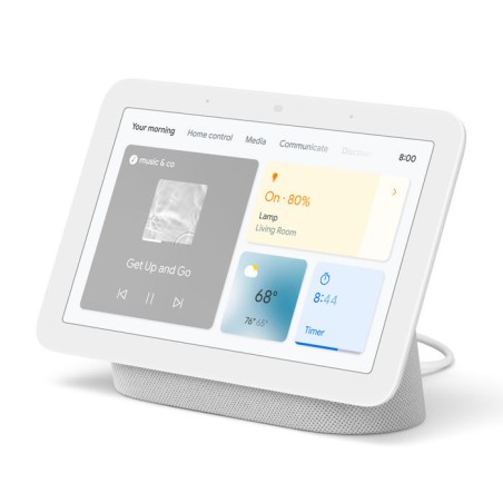 Google Nest Hub 2 Grigio Chiaro Chalk