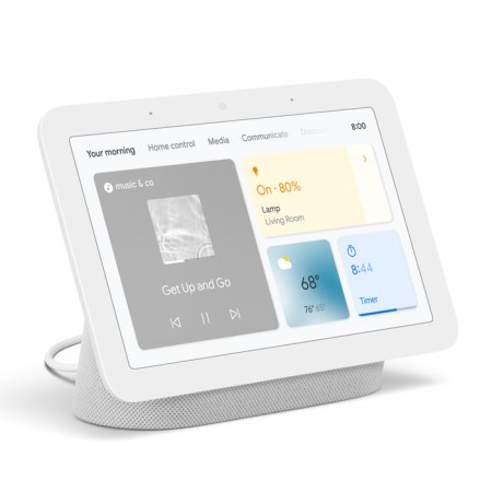 Google Nest Hub 2 Grigio Chiaro Chalk