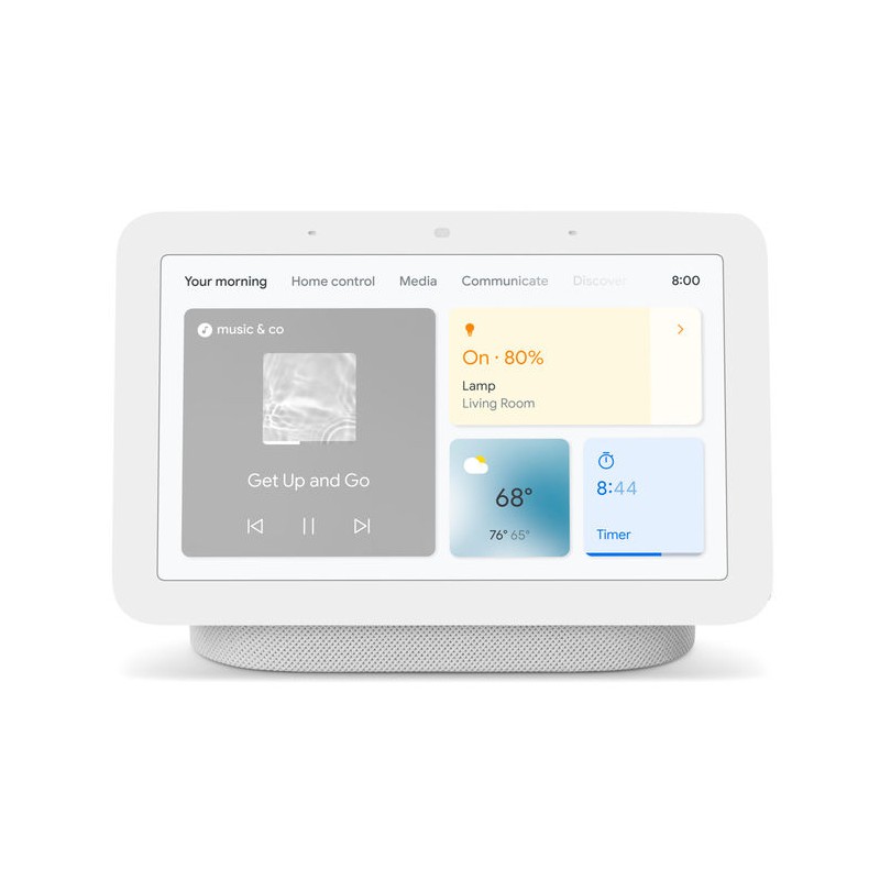 Google Nest Hub 2 Grigio Chiaro Chalk