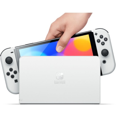 Nintendo Switch Console OLED White + Mario Kart 8 Deluxe + 12 Mesi Nintendo Switch Online