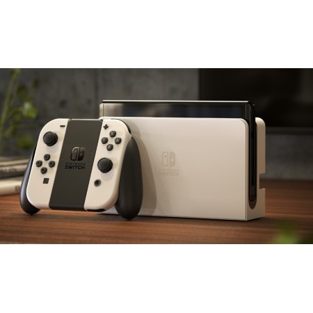 Nintendo Switch Console OLED White + Mario Kart 8 Deluxe + 12 Mesi Nintendo Switch Online